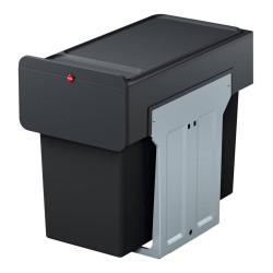 Hailo Afvalbak Ecoline inbouw 3 x 10 L zwart