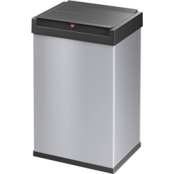 Hailo Big-Box Swing L 0840-121 Afvalbak 35 l Plaatstaal (b x h x d) 339 x 545 x 260 mm Zilver, Zwart Zelfsluitende swingdeksel 1 stuk(s)