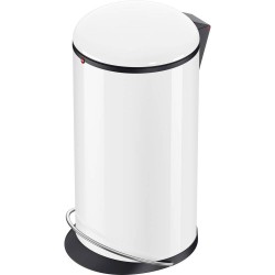 Hailo Harmony L 0531-030 Afvalbak 20 l Plaatstaal (Ø x h) 308 mm x 642 mm Wit Voetpedaal 1 stuk(s)
