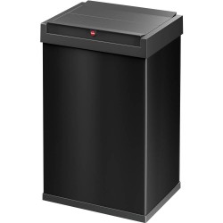 Hailo Big-Box Swing L 0840-141 Afvalbak 35 l Plaatstaal (b x h x d) 339 x 545 x 260 mm Zwart Zelfsluitende swingdeksel 1 stuk(s)
